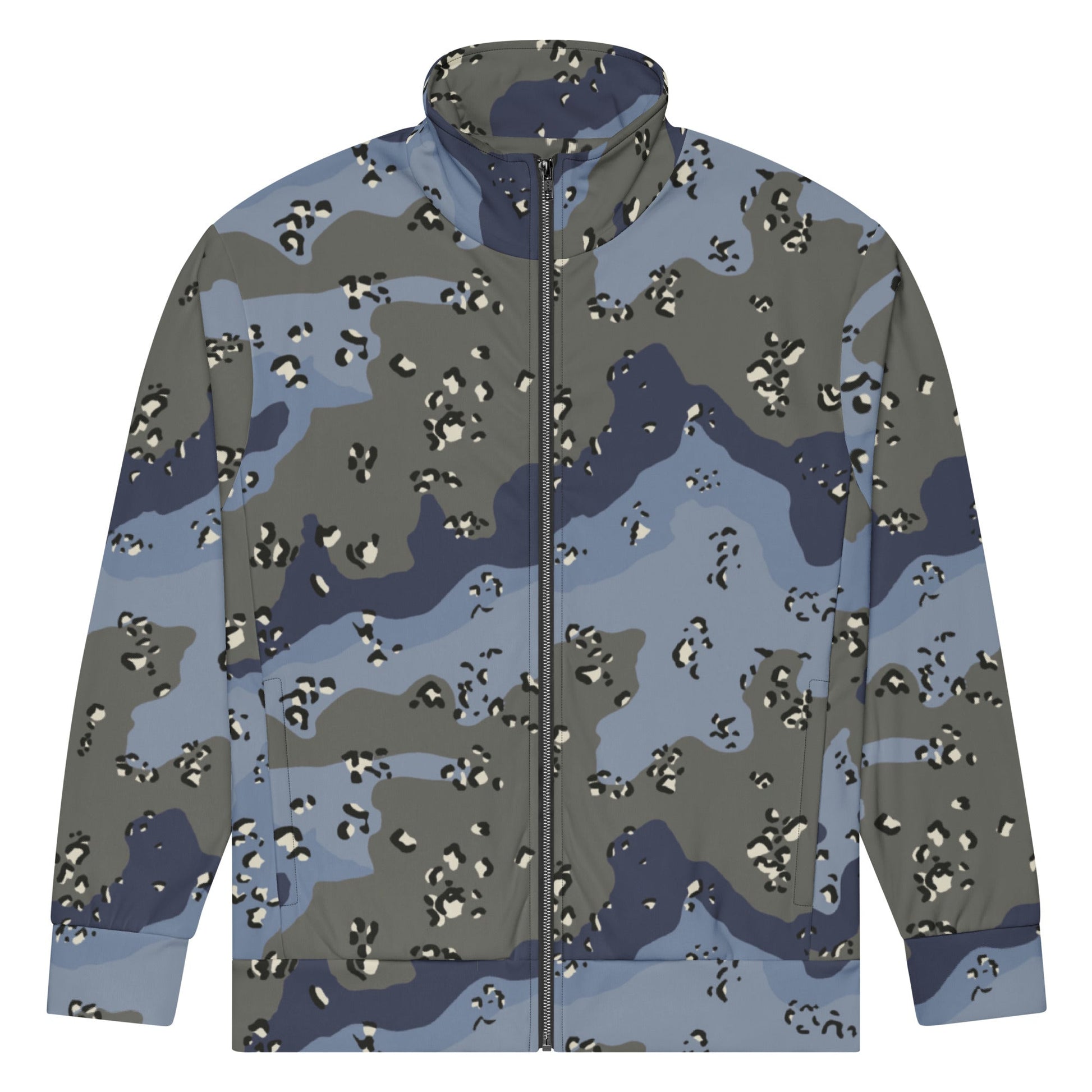 Saudi Arabian Chocolate Chip Desert Urban Blue CAMO Unisex Track Jacket