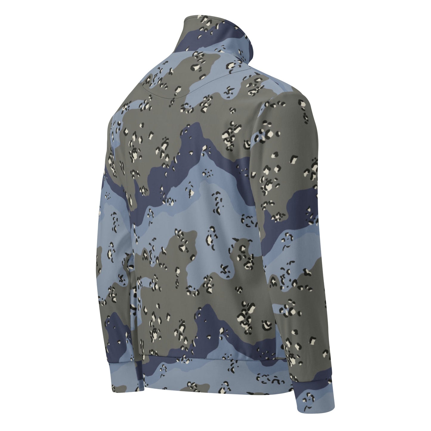 Saudi Arabian Chocolate Chip Desert Urban Blue CAMO Unisex Track Jacket