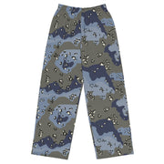 Chocolate Chip Saudi Urban Blue CAMO Unisex Wide-Leg Leisure Pants - 2XS - Pant