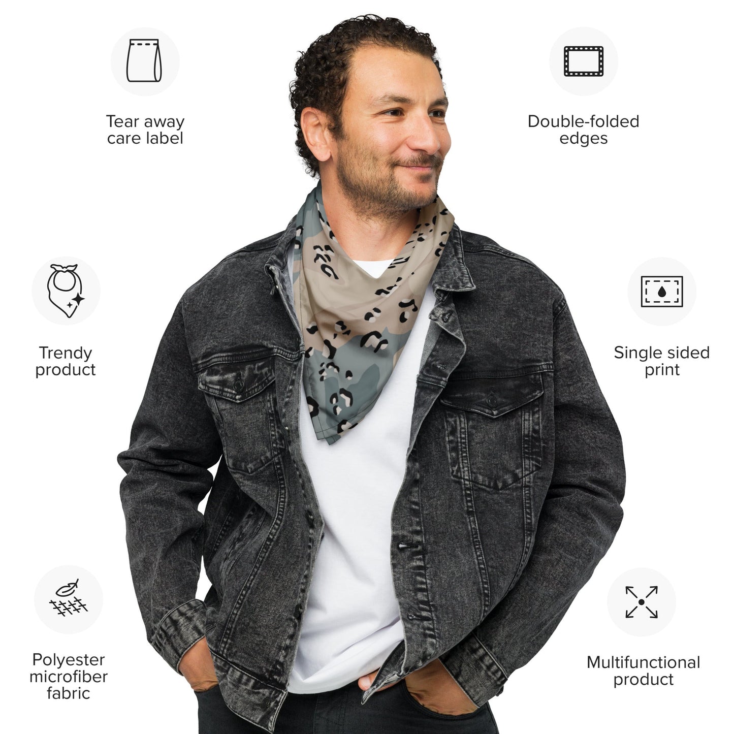 Saudi Chocolate Chip Marines Desert CAMO bandana - Bandanas