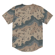 Chocolate Chip Saudi Marines Desert CAMO Unisex Baseball Jersey