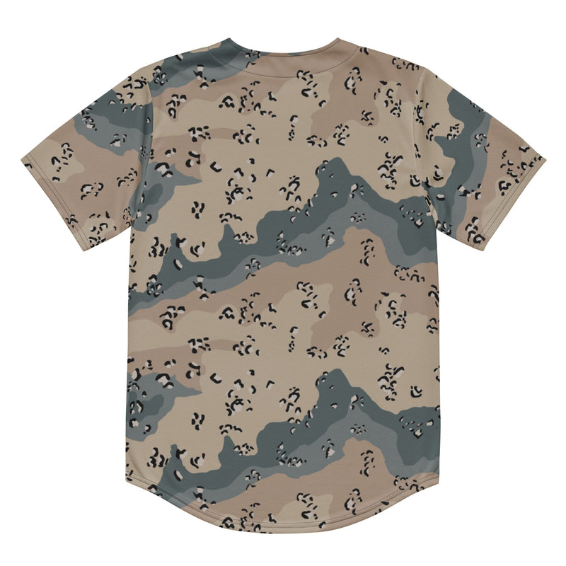 Chocolate Chip Saudi Marines Desert CAMO Unisex Baseball Jersey