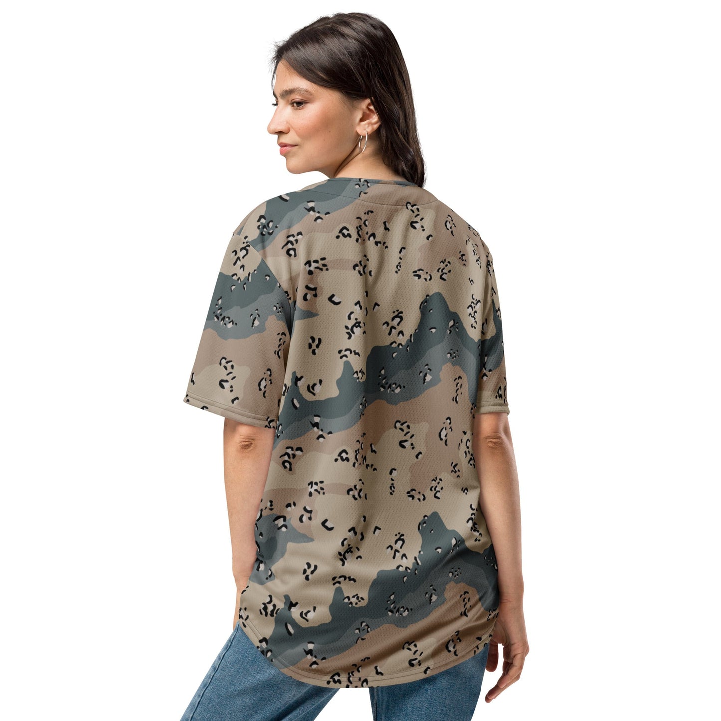 Saudi Chocolate Chip Marines Desert CAMO baseball jersey - Baseball Jerseys