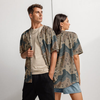 Saudi Chocolate Chip Marines Desert CAMO baseball jersey - 2XS - Baseball Jerseys