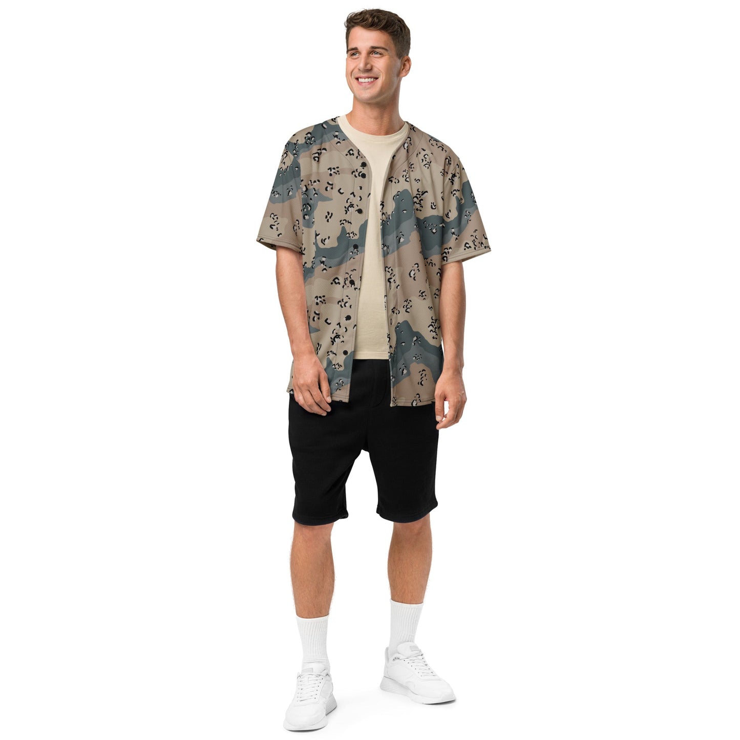 Saudi Chocolate Chip Marines Desert CAMO baseball jersey - Baseball Jerseys