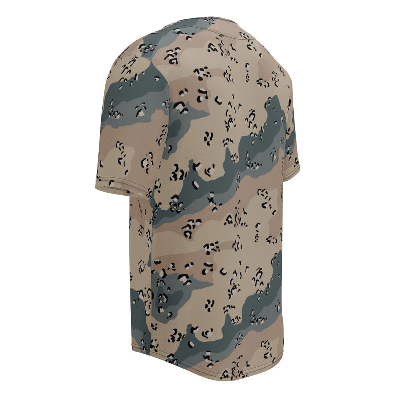Chocolate Chip Saudi Marines Desert CAMO Unisex Baseball Jersey