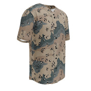 Chocolate Chip Saudi Marines Desert CAMO Unisex Baseball Jersey