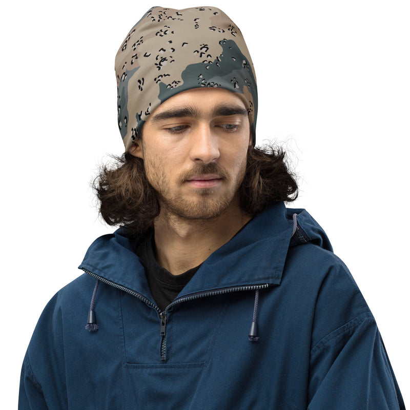 Chocolate Chip Saudi Marines Desert CAMO Beanie - Head