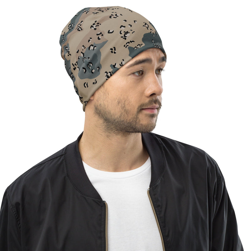 Chocolate Chip Saudi Marines Desert CAMO Beanie - Head