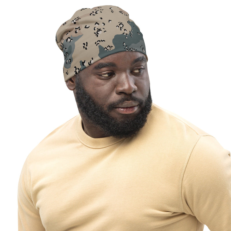 Chocolate Chip Saudi Marines Desert CAMO Beanie - Head