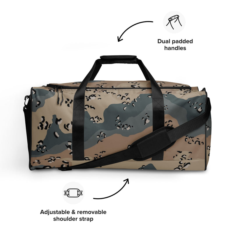 Chocolate Chip Saudi Marines Desert CAMO Duffle Bag