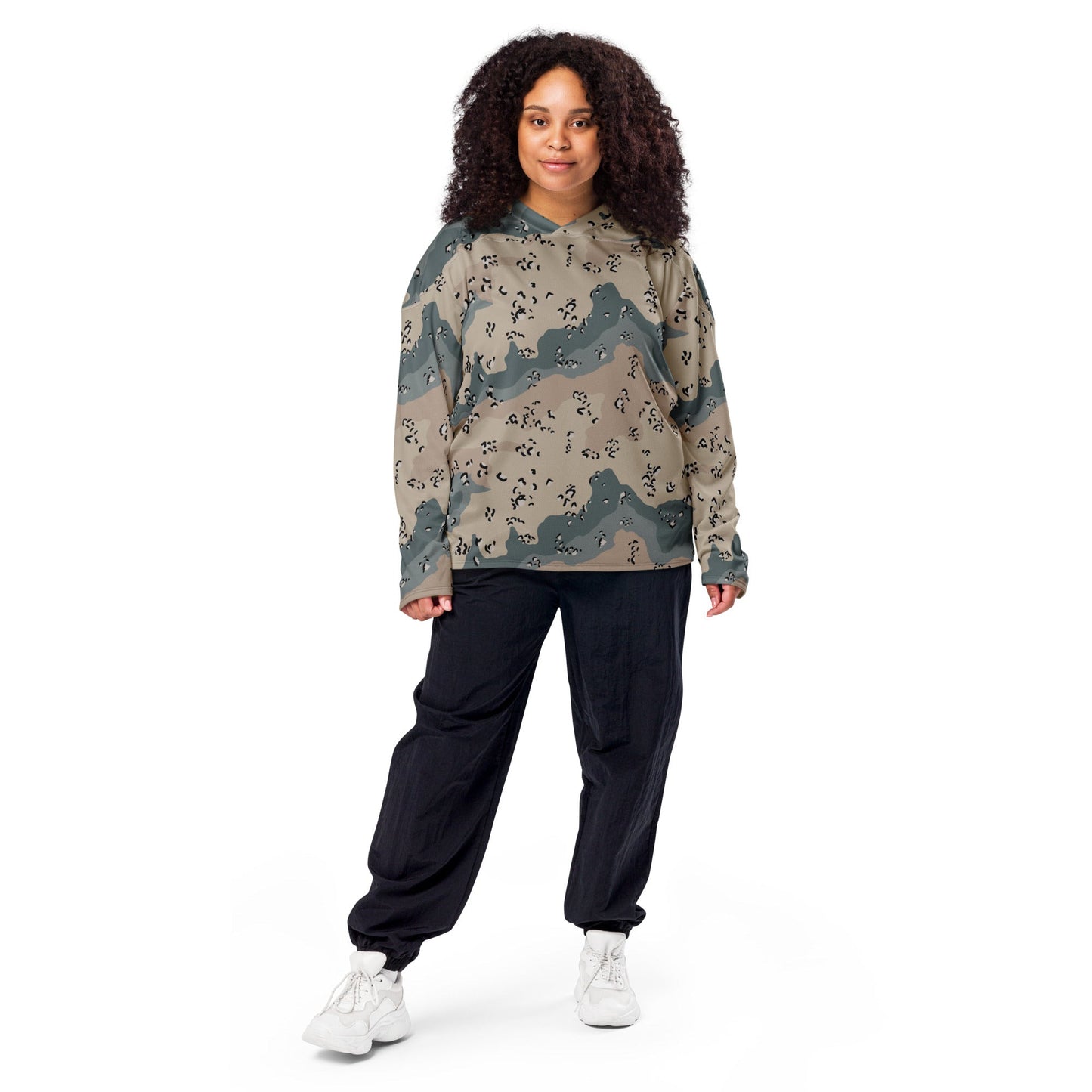 Saudi Arabian Chocolate Chip Marines Desert CAMO Unisex Hockey Fan Jersey