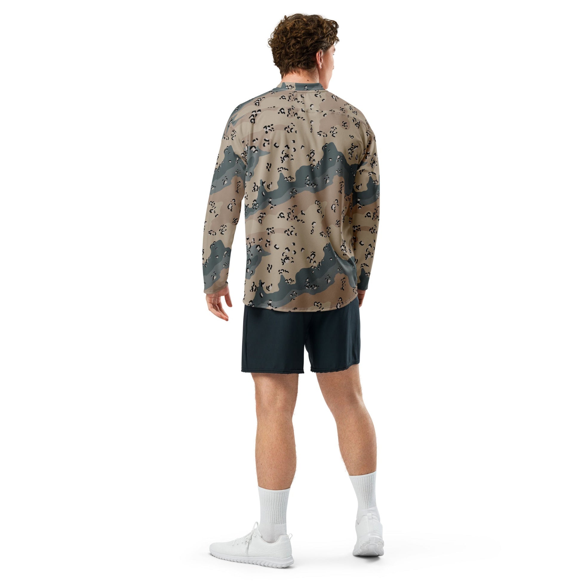 Saudi Arabian Chocolate Chip Marines Desert CAMO Unisex Hockey Fan Jersey