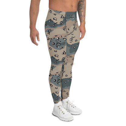 Saudi Chocolate Chip Marines Desert CAMO Mens Leggings