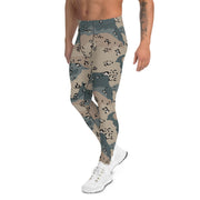 Chocolate Chip Saudi Marines Desert CAMO Mens Leggings - Men