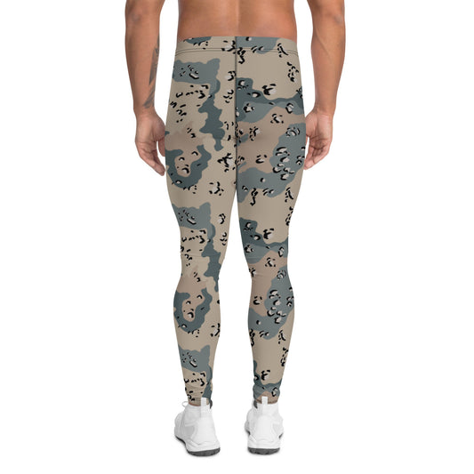 Saudi Chocolate Chip Marines Desert CAMO Mens Leggings