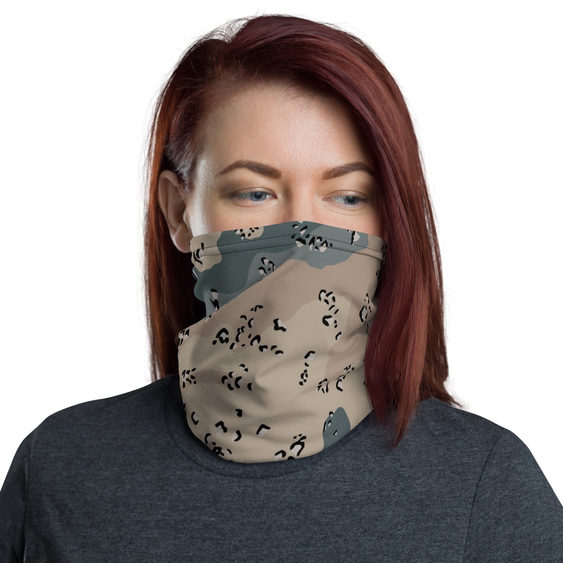 Saudi Chocolate Chip Marines Desert CAMO Neck Gaiter Gaiters