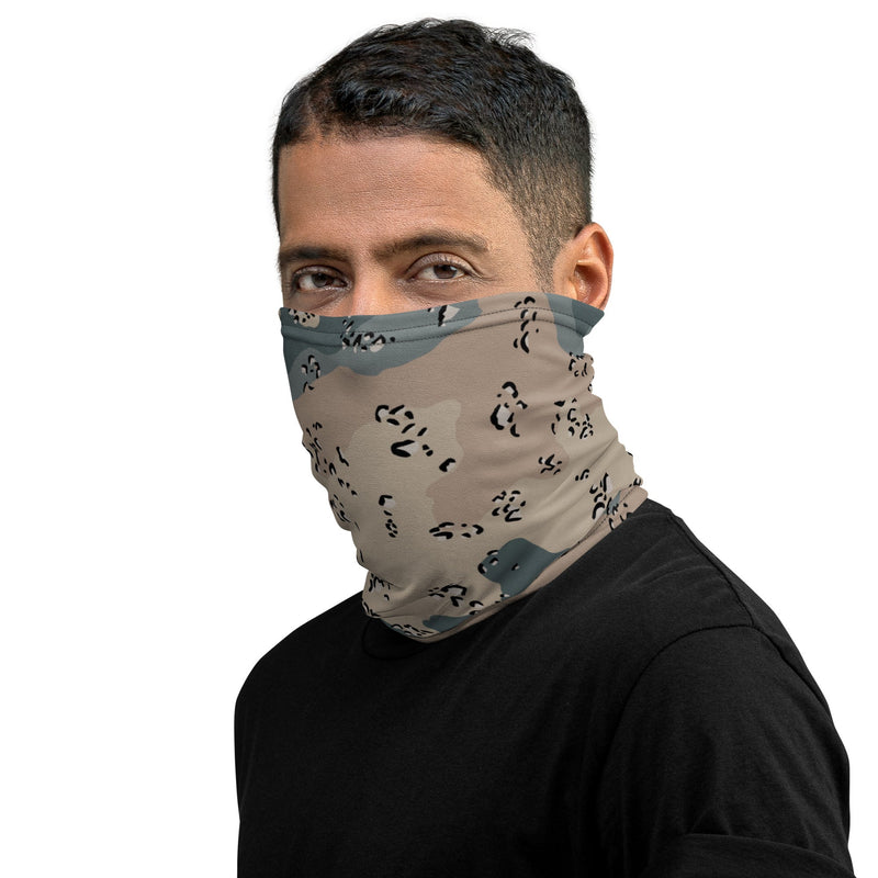 Chocolate Chip Saudi Marines Desert CAMO Neck Gaiter - Head