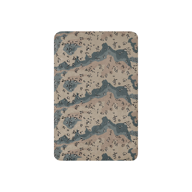 Chocolate Chip Saudi Marines Desert CAMO Sherpa Blanket