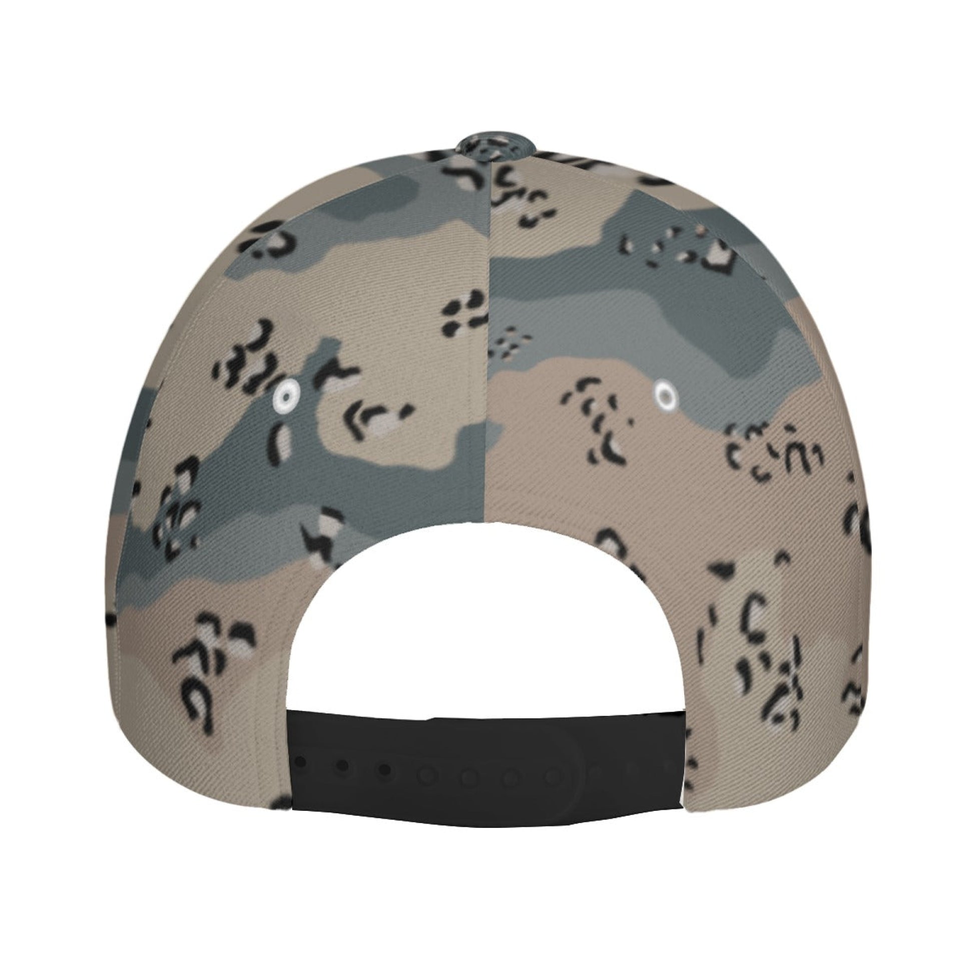 Saudi Chocolate Chip Marines Desert CAMO Snapback Ball Cap - U / White
