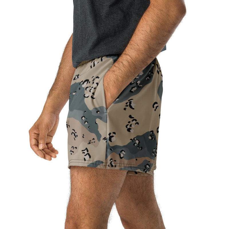 Chocolate Chip Saudi Marines Desert CAMO Unisex Athletic Shorts - XS