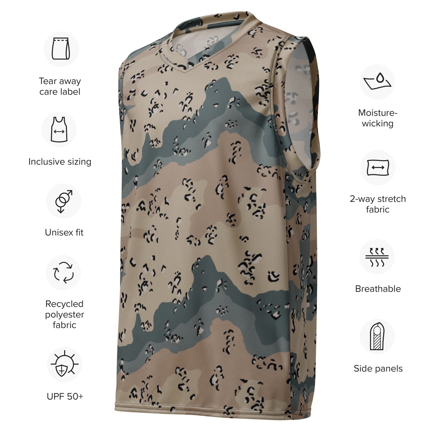 Saudi Chocolate Chip Marines Desert CAMO unisex basketball jersey - Basketball Jerseys