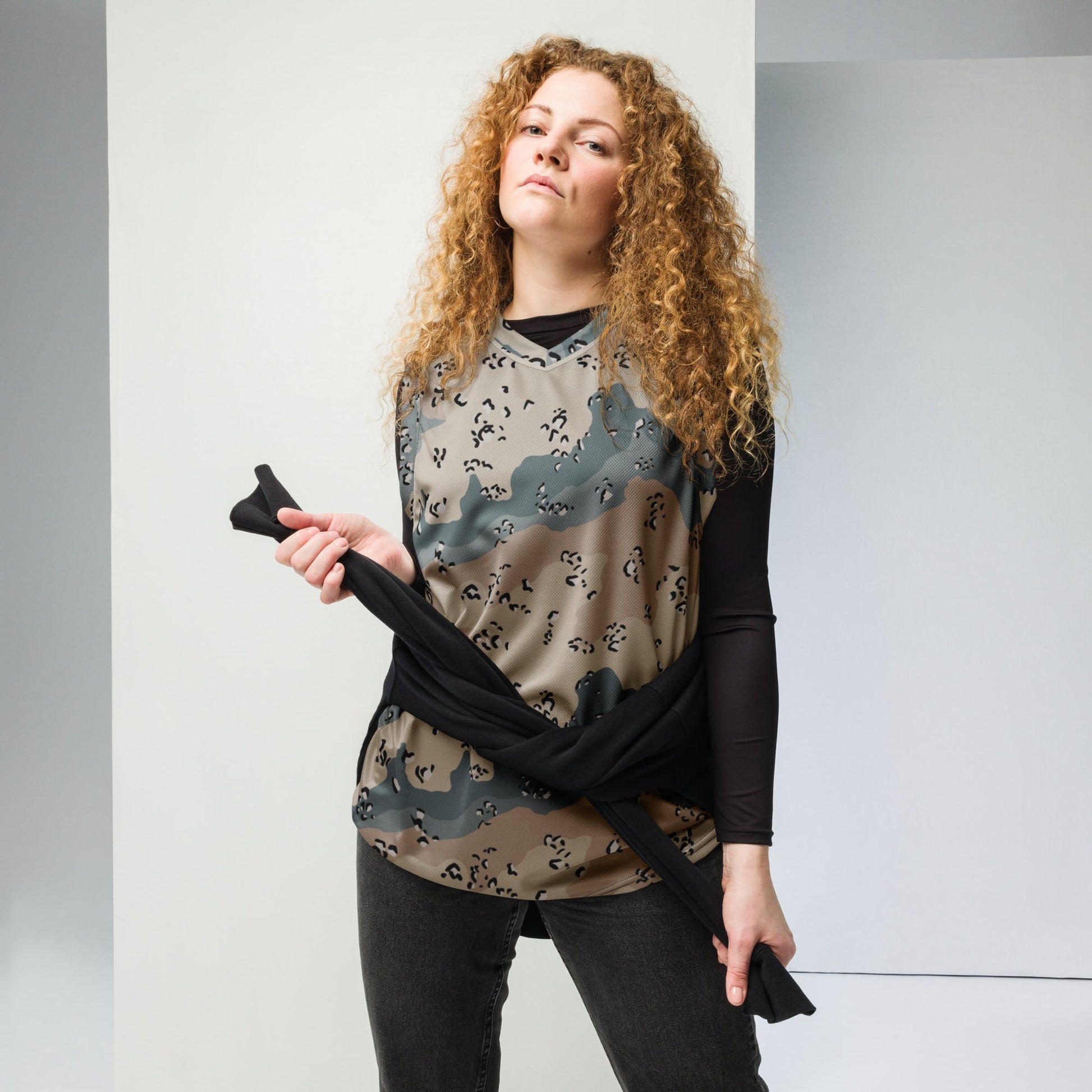 Saudi Chocolate Chip Marines Desert CAMO unisex basketball jersey - Basketball Jerseys