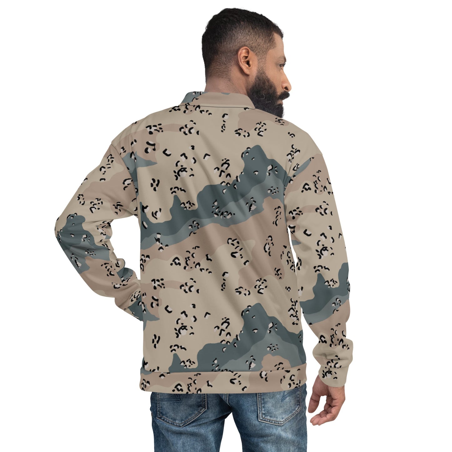 Saudi Chocolate Chip Marines Desert CAMO Unisex Bomber Jacket - Jackets