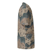 Chocolate Chip Saudi Marines Desert CAMO Unisex Short-Sleeve Button Shirt - Button-Up