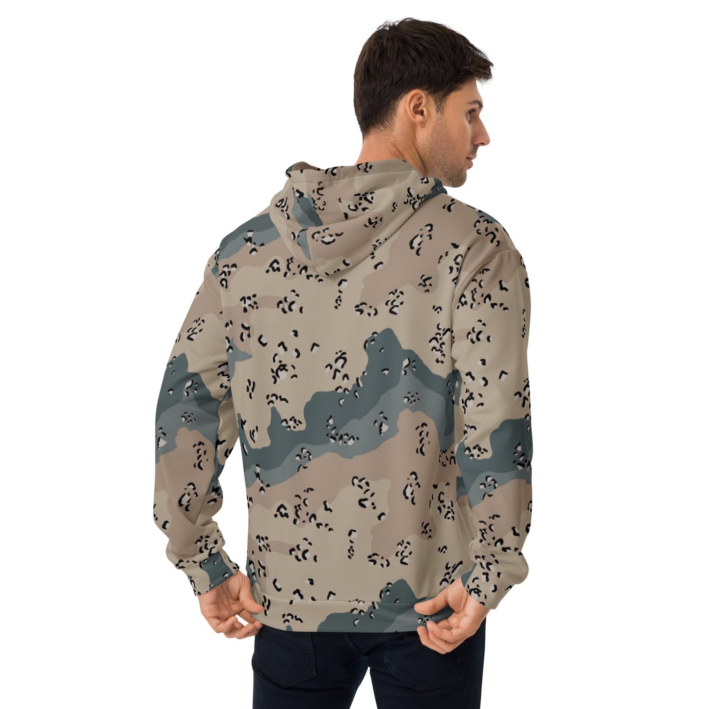Saudi Chocolate Chip Marines Desert CAMO Unisex Hoodie - Hoodies
