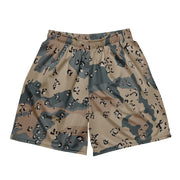 Chocolate Chip Saudi Marines Desert CAMO Unisex Mesh Shorts - 2XS