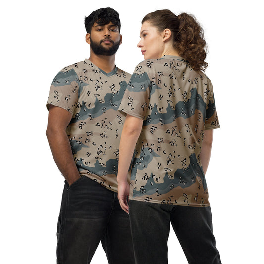 Saudi Chocolate Chip Marines Desert CAMO unisex sports jersey - 2XS - Sports Jerseys