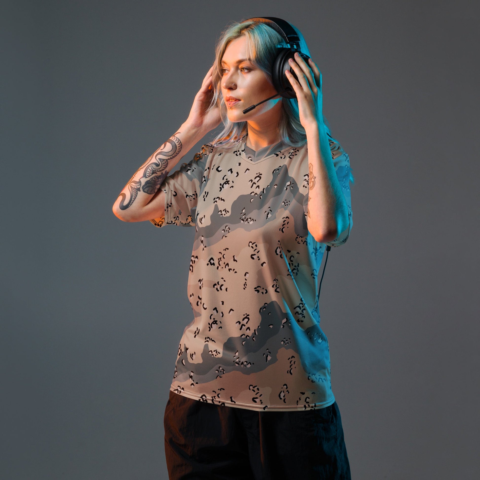 Saudi Chocolate Chip Marines Desert CAMO unisex sports jersey - Sports Jerseys