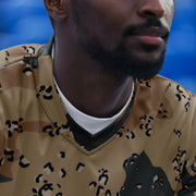 Chocolate Chip Saudi Marines Desert CAMO Unisex Sports Jersey
