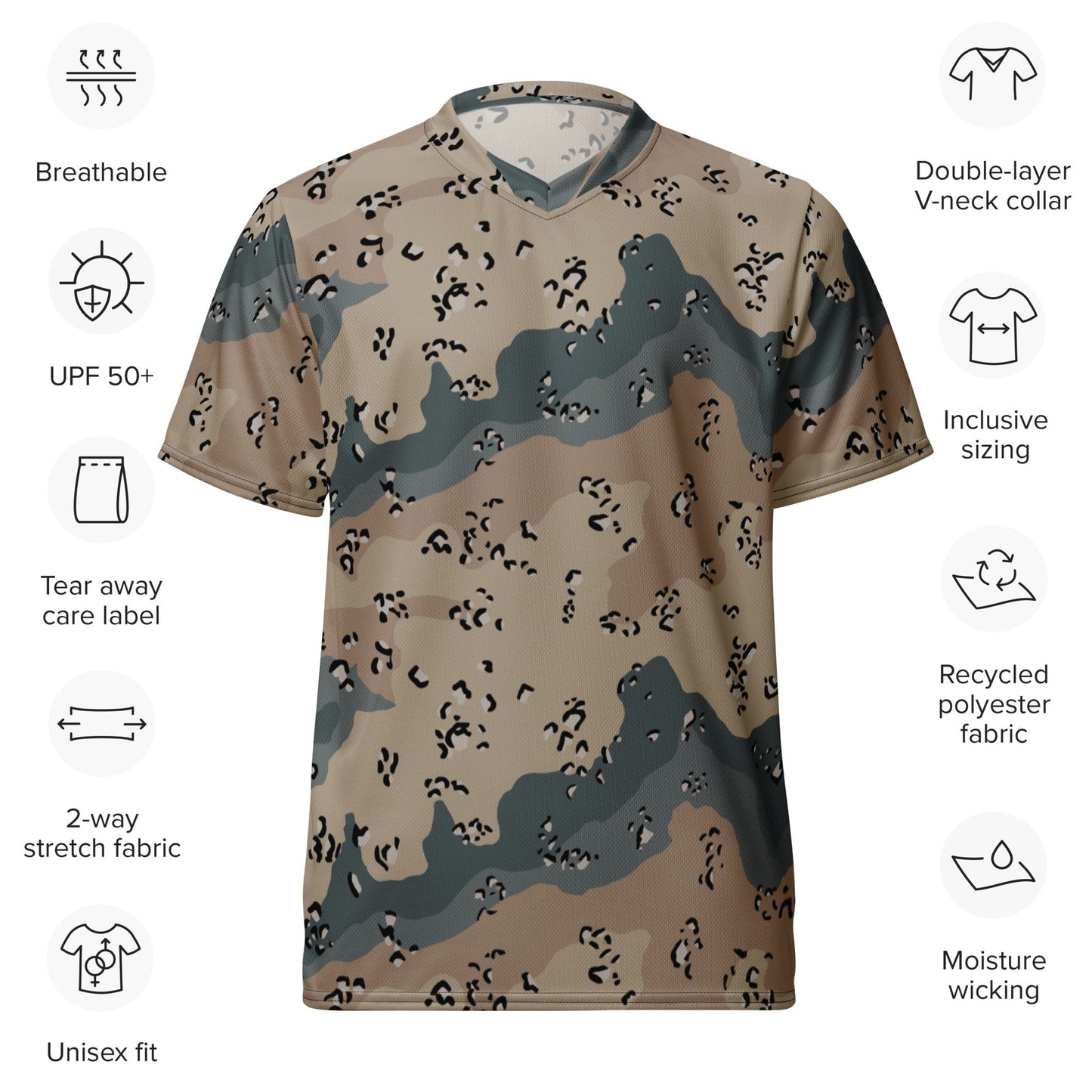 Saudi Chocolate Chip Marines Desert CAMO unisex sports jersey - Sports Jerseys
