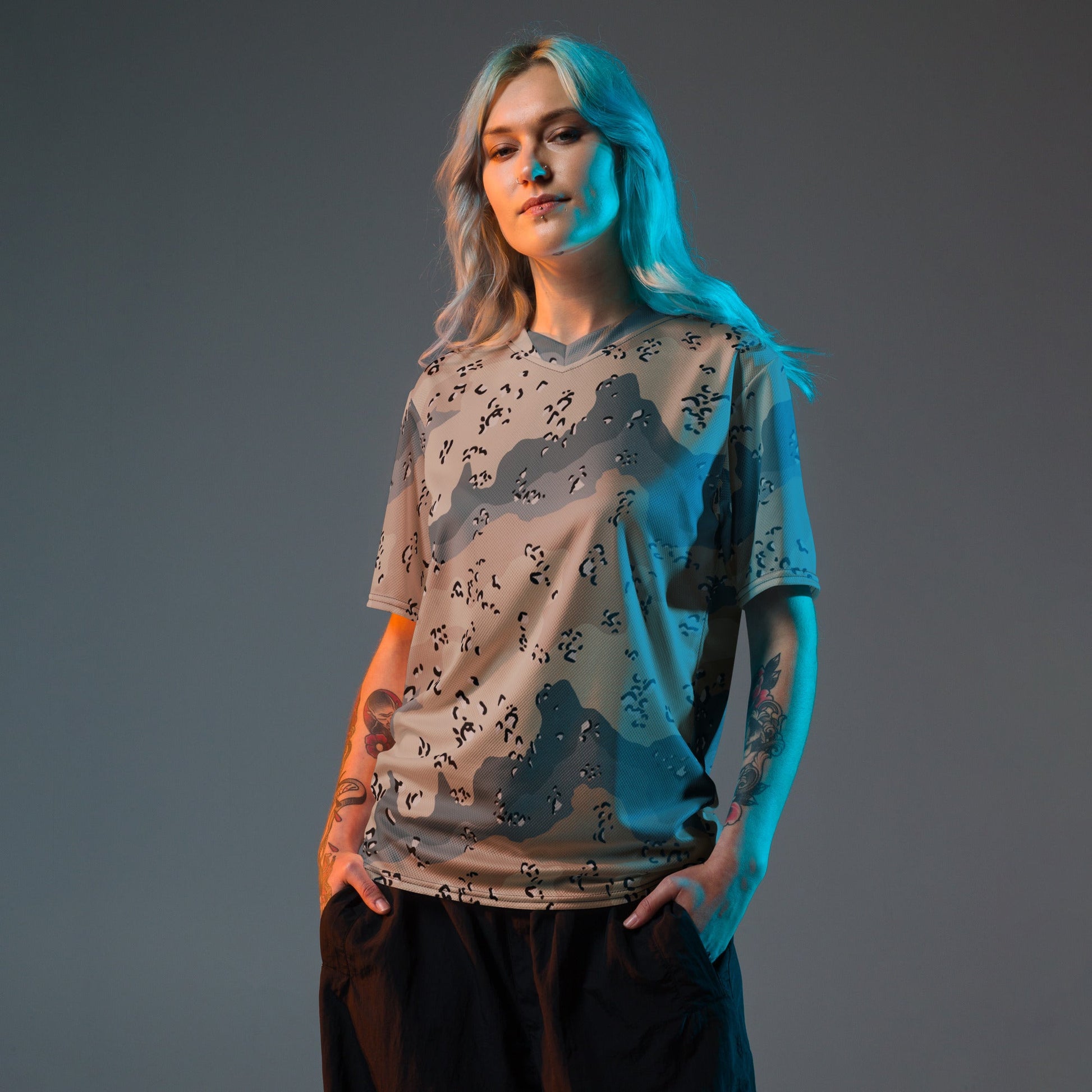 Saudi Chocolate Chip Marines Desert CAMO unisex sports jersey - Sports Jerseys