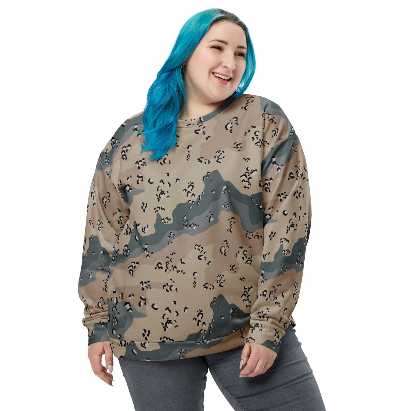 Saudi Arabian Chocolate Chip Marines Desert CAMO Unisex Sweatshirt