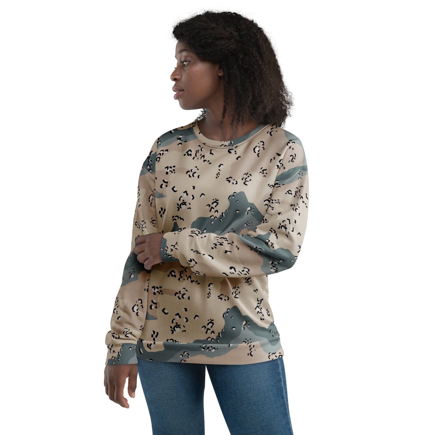 Saudi Arabian Chocolate Chip Marines Desert CAMO Unisex Sweatshirt