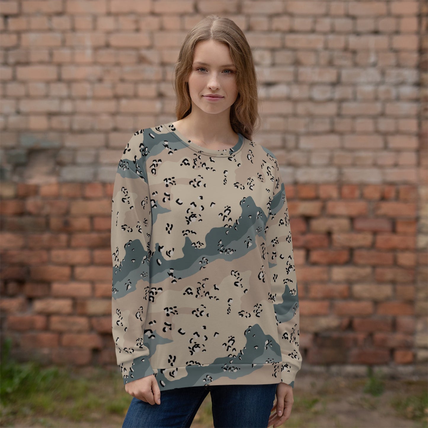 Saudi Arabian Chocolate Chip Marines Desert CAMO Unisex Sweatshirt