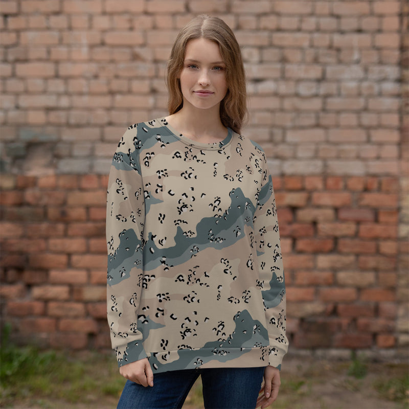 Chocolate Chip Saudi Marines Desert CAMO Unisex Sweatshirt