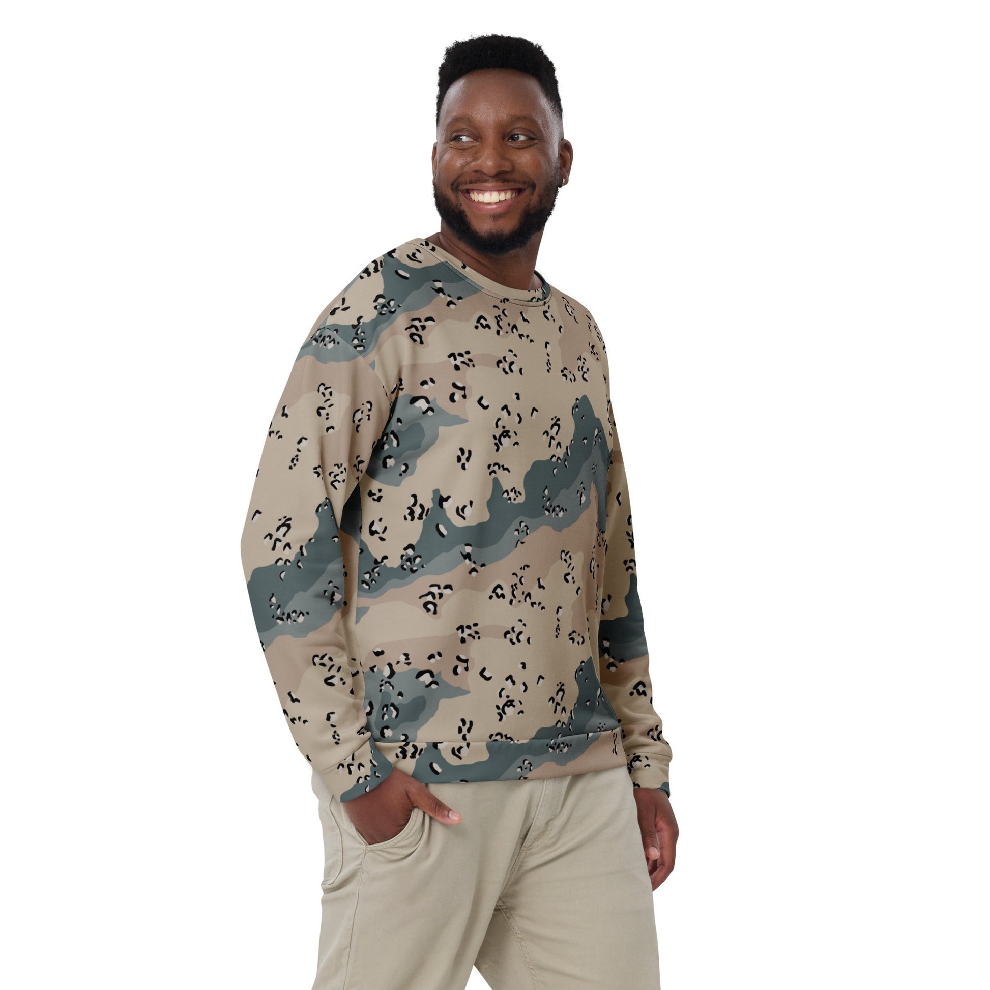 Saudi Arabian Chocolate Chip Marines Desert CAMO Unisex Sweatshirt