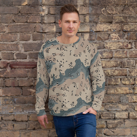 Saudi Chocolate Chip Marines Desert CAMO Unisex Sweatshirt - XS - Sweatshirts