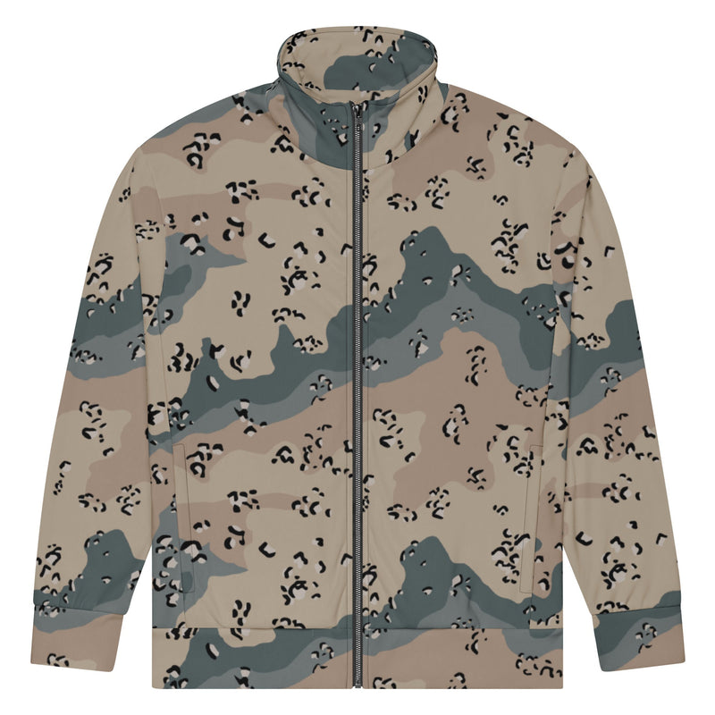 Chocolate Chip Saudi Marines Desert CAMO Unisex Track Jacket
