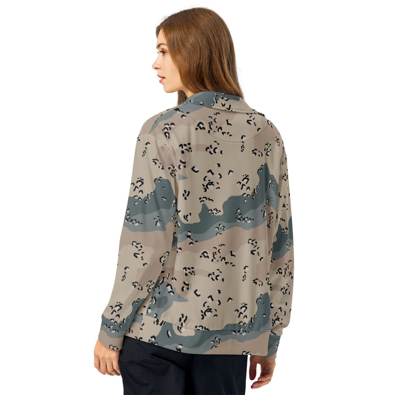 Chocolate Chip Saudi Marines Desert CAMO Unisex Track Jacket