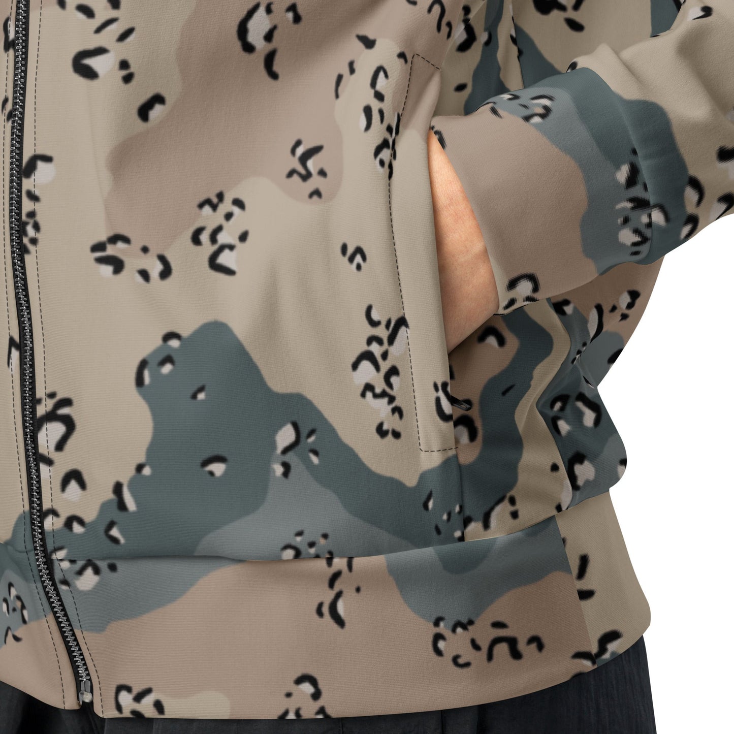 Saudi Chocolate Chip Marines Desert CAMO Unisex track jacket - Track Jackets