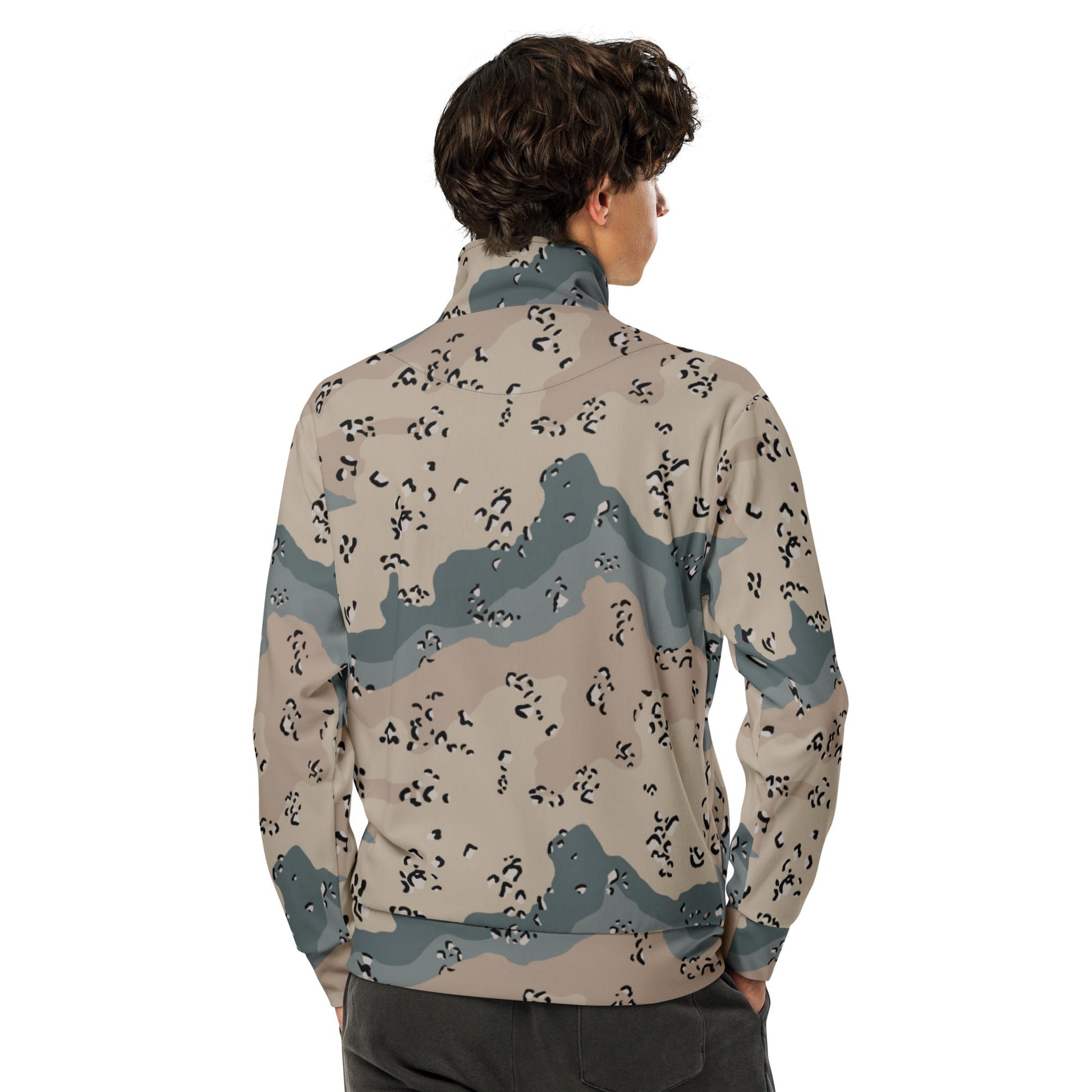 Saudi Chocolate Chip Marines Desert CAMO Unisex track jacket - Track Jackets