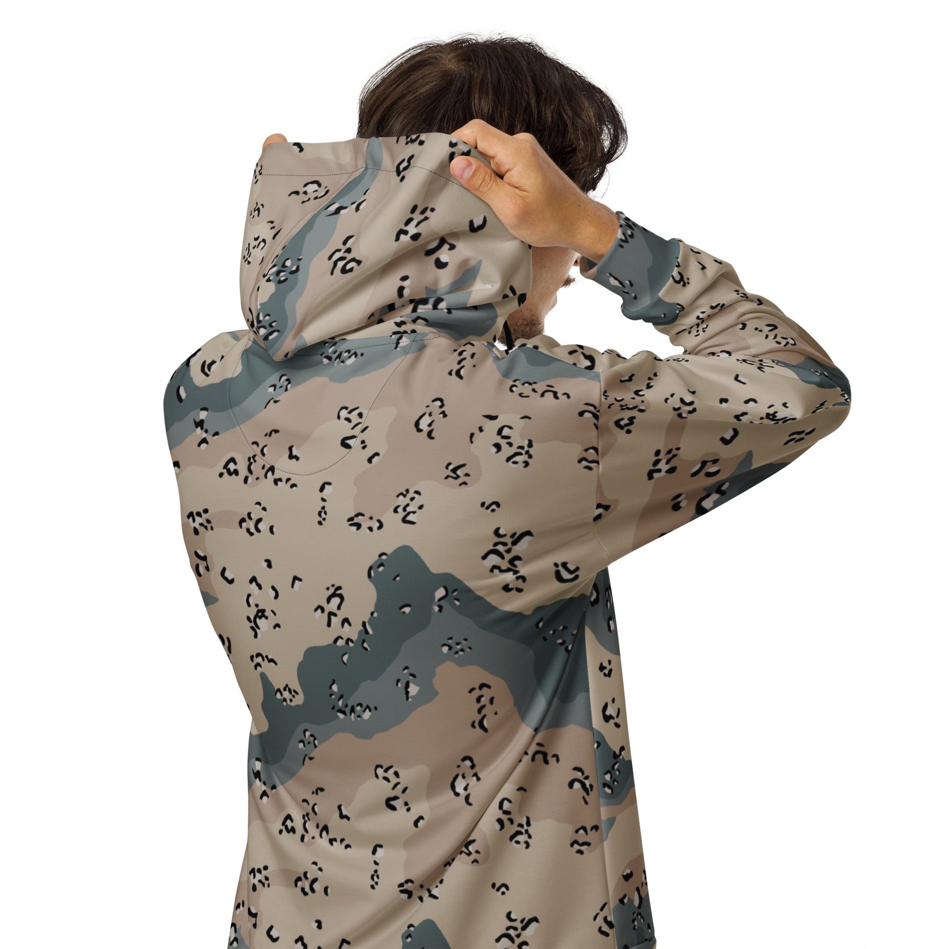 Saudi Chocolate Chip Marines Desert CAMO Unisex zip hoodie - Zip Hoodies