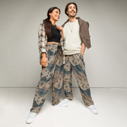 Chocolate Chip Saudi Marines Desert CAMO Unisex Wide-Leg Joggers - 2XS