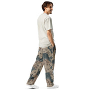 Chocolate Chip Saudi Marines Desert CAMO Unisex Wide-Leg Joggers