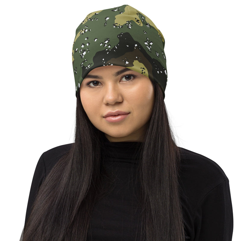 Chocolate Chip Saudi Marsh CAMO Beanie - Head